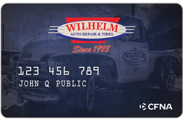 Wilhelm Automotive Credit Card