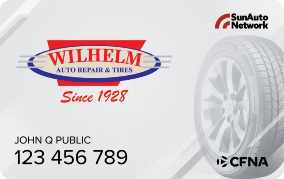 Wilhelm Automotive Credit Card