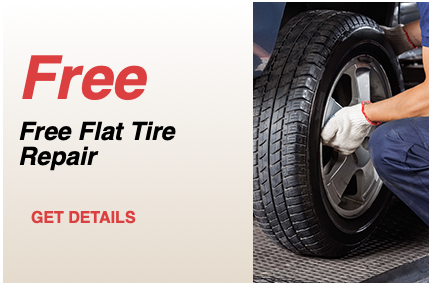 free flat tire repair coupon