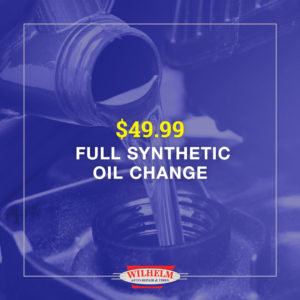 full synth oil change